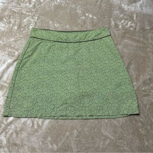 Kavu Womens Green Swirl Hiking Outdoor Casual Skirt Size 10